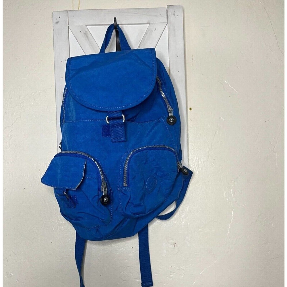 Kipling Queenie Nylon Fashion Backpack Blue